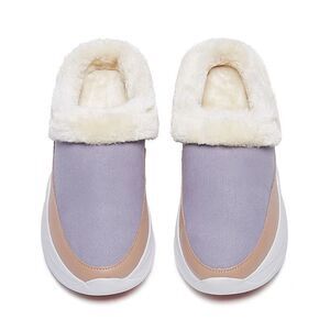 UIN Women's Mules Comfort Shoes Household Slippers (LIGHT GREY PALMA) No Box